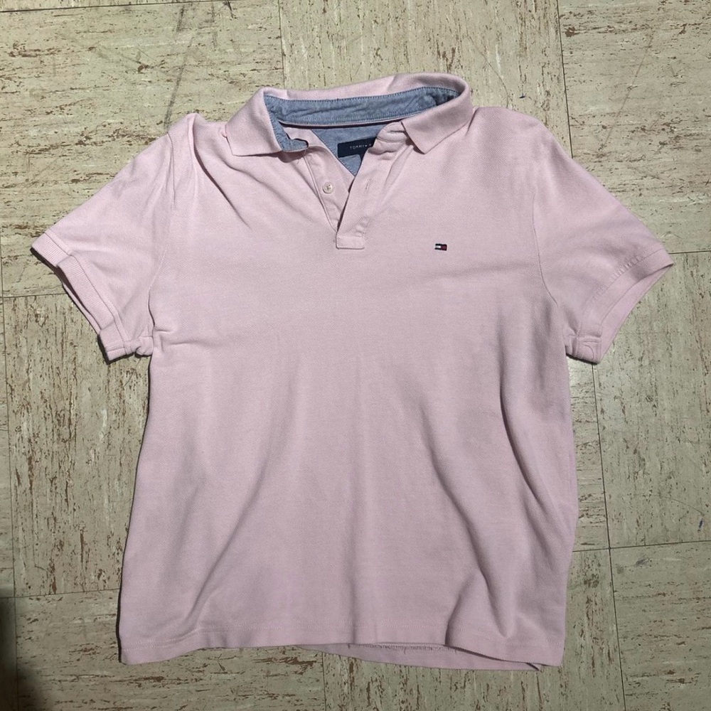 Tommy Hilfiger Light Pink Men's Polo